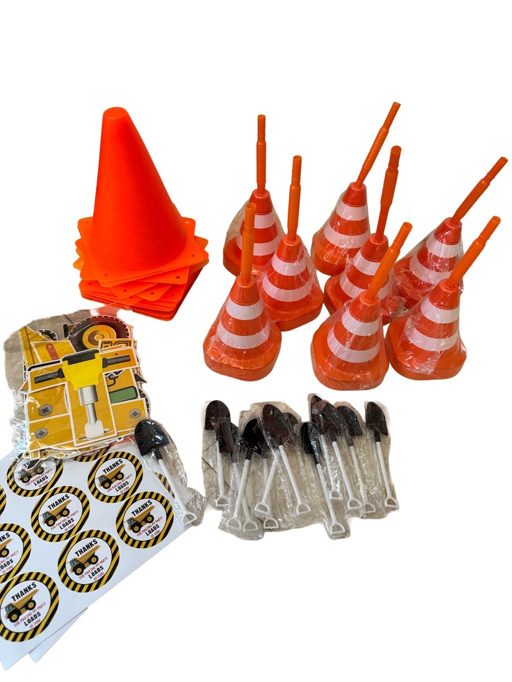 Construction themed birthday Party decorations - all for $20